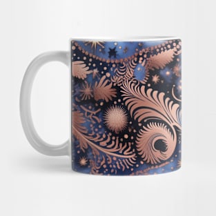 Other Worldly Designs- nebulas, stars, galaxies, planets with feathers Mug